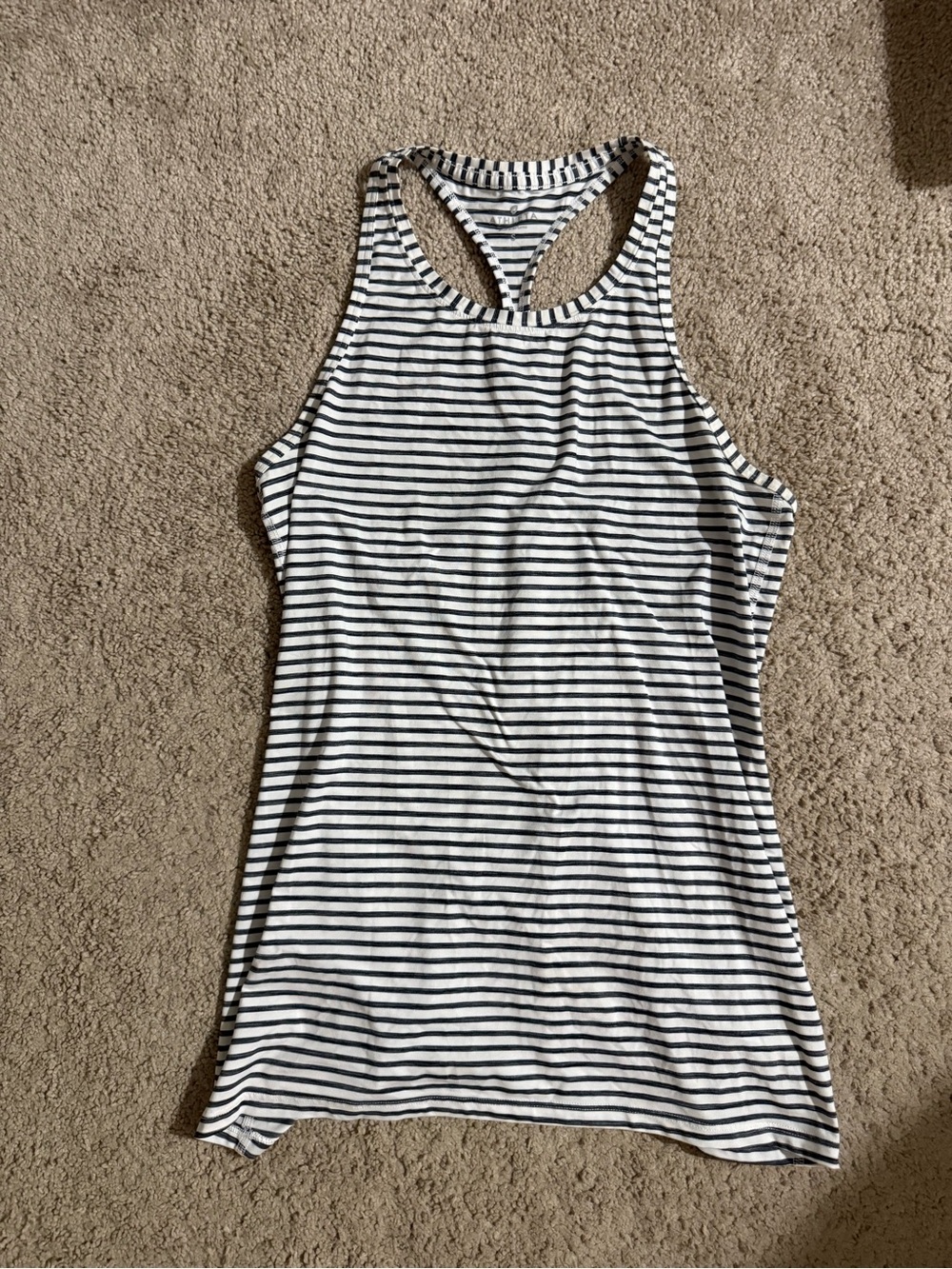 Athleta Striped Racerback Tank Top